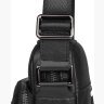 Вертикальная кожаная сумка планшет черного цвета VINTAGE STYLE (14527) - 6