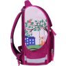 Каркасный школьный рюкзак для девочек из текстиля с принтом Bagland 53306 - 3