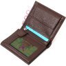 Компактный мужской бумажник из натуральной зернистой кожи без застежки BOND (2421989) - 3