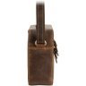 Маленькая женская сумка-кроссбоди из натуральной кожи крейзи хорс коричневого цвета Visconti Robbie 69306 - 4