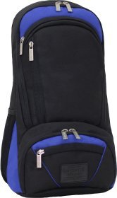 Черный мужской текстильный рюкзак под ноутбук Bagland (53007)