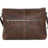 Винтажная мужская сумка-мессенджер коричневого цвета VATTO (11948) - 4