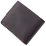 Стильный черно-красный кошелек ручной работы Grande Pelle (13035) - 3