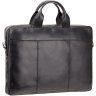Солидная мужская сумка под ноутбук 13 дюймов из натуральной кожи черного цвета Visconti Charles 69007 - 3