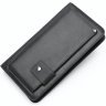 Классический мужской кошелек клатч черного цвета VINTAGE STYLE (14664) - 5