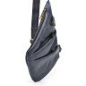 Мужская кожаная темно-синяя сумка-рюкзак из натуральной кожи TARWA (19824) - 3