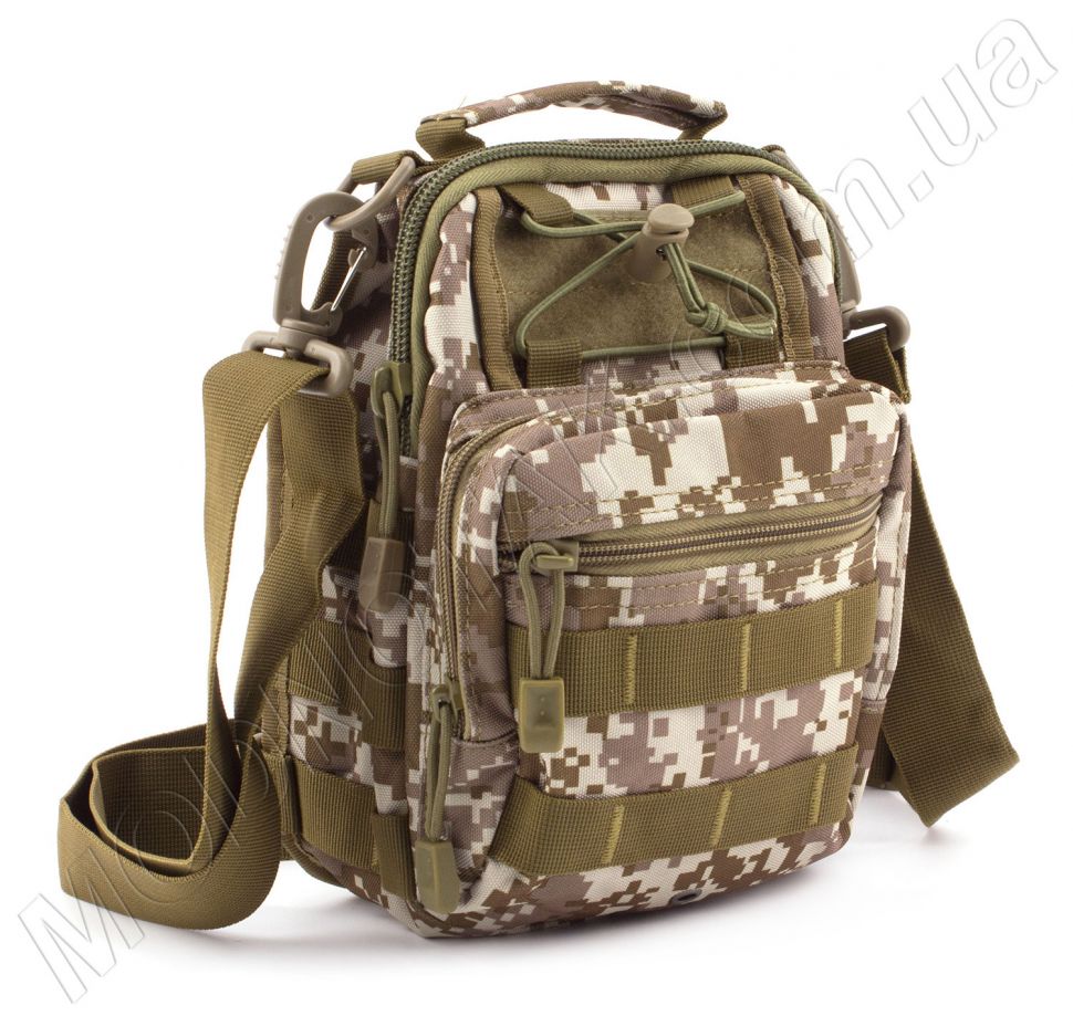 Практичная текстильная армейская сумка - MILITARY STYLE (Army-3 Green)