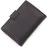 Полностью кожаная недорогая визитница черного цвета - ST Leather (18560) - 3