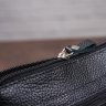 Черная мужская сумка-планшет из натуральной кожи с зернистой фактурой SHVIGEL (11025) - 6