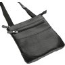 Черная мужская сумка-планшет из натуральной кожи с зернистой фактурой SHVIGEL (11025) - 9