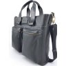 Мужская сумка Флотар черного цвета под формат А4 VATTO (11750) - 3