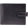 Мужской кошелек из натуральной гладкой кожи черного цвета c RFID - Visconti Leonardo 68908 - 9