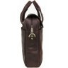 Мужская повседневная сумка-портфель коричневого цвета из винтажной кожи TARWA (19759) - 8