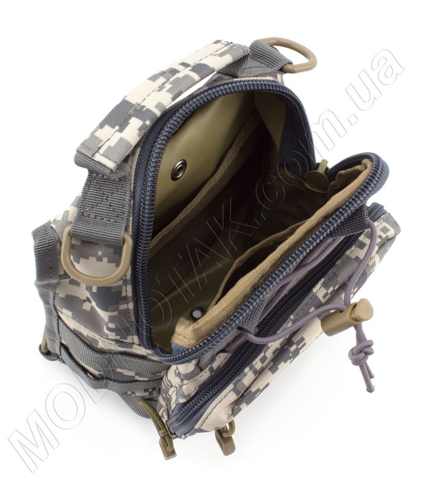 Прочная тактическая сумка из текстиля - MILITARY STYLE (Army-2 Grey)