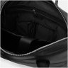 Мужская солидная кожаная сумка черного цвета с отделением под ноутбук Borsa Leather 64909 - 5
