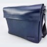 Наплечная мужская сумка мессенджер синего цвета с клапаном VATTO (11751) - 2