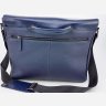 Наплечная мужская сумка мессенджер синего цвета с клапаном VATTO (11751) - 6