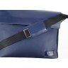 Наплечная мужская сумка мессенджер синего цвета с клапаном VATTO (11751) - 8