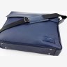 Наплечная мужская сумка мессенджер синего цвета с клапаном VATTO (11751) - 9
