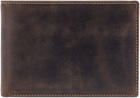 Мужское дорожное портмоне из винтажной кожи коричневого цвета Visconti Jet 68909