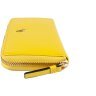 Желтый вместительный женский кошелек из фактурной кожи горизонтального типа Ashwood 69609 - 12