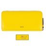 Желтый вместительный женский кошелек из фактурной кожи горизонтального типа Ashwood 69609 - 17