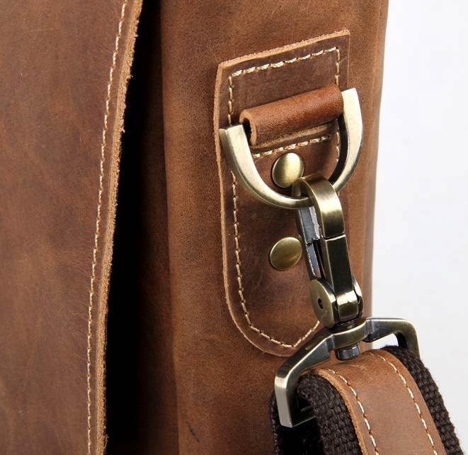 Мужской портфель из винтажной кожи коричневого цвета VINTAGE STYLE (14541)