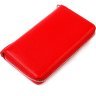 Красный женский кошелек-клатч из фактурной кожи на молнии CANPELLINI (2421619)  - 1