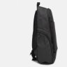 Просторий чоловічий рюкзак із чорного поліестеру з відсіком для ноутбука Monsen (21431) - 4