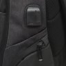 Просторий чоловічий рюкзак із чорного поліестеру з відсіком для ноутбука Monsen (21431) - 5