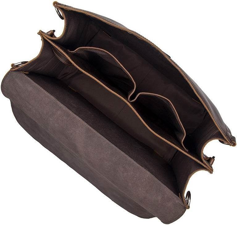 Оригинальный мужской портфель из натуральной кожи VINTAGE STYLE (14542)