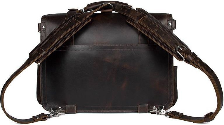 Оригинальный мужской портфель из натуральной кожи VINTAGE STYLE (14542)