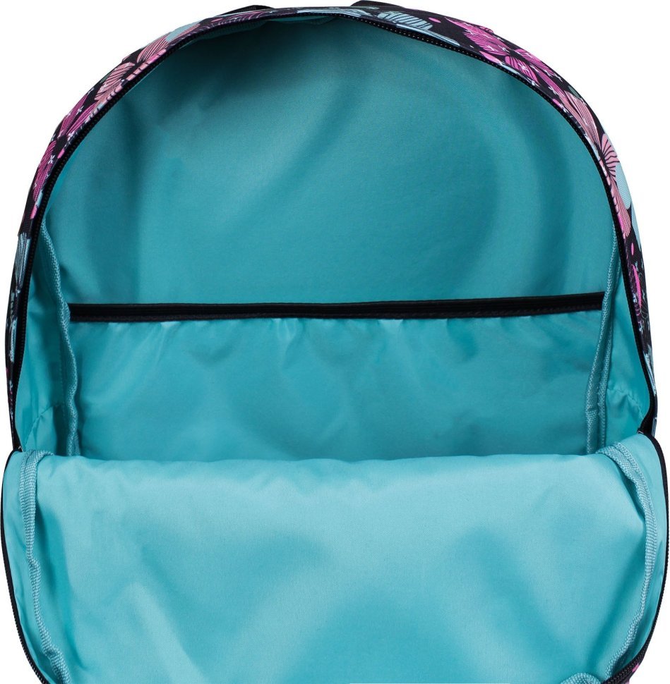Разноцветный рюкзак для девочек из текстиля с цветами Bagland (53311)