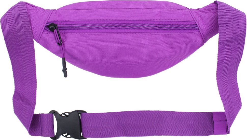 Фиолетовая женская сумка на пояс из текстиля Bagland (53811)