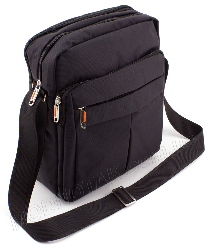 Повседневная вертикальная из текстиля мужская сумка Accessory Bag Collection (8310A black)