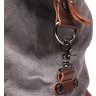 Просторная текстильная дорожная сумка серого цвета Vintage (20165) - 8