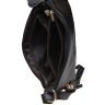 Женская стильная кожаная сумка небольшого размера в черном цвете Keizer (19354) - 8
