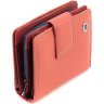 Женский кошелек из натуральной кожи розового цвета под документы ST Leather 1767311 - 5