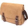 Песочная мужская сумка-мессенджер из текстиля Vintage (20607) - 1