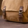 Песочная мужская сумка-мессенджер из текстиля Vintage (20607) - 8