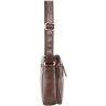 Маленькая мужская сумка-планшет из натуральной кожи в коричневом цвете Visconti 69111 - 3