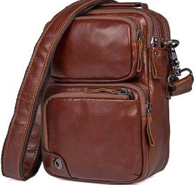 Повседневная мужская сумка из натуральной кожи VINTAGE STYLE (14543)