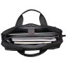 Мужская сумка для ноутбука в классическом стиле из черного полиэстера Aoking (15719) - 6