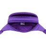 Яркая женская текстильная сумка-бананка фиолетового цвета Bagland (53812) - 4
