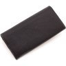 Женский кошелек из фактурной кожи черного цвета на кнопке ST Leather 1767412 - 3