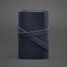 Кожаный блокнот (Софт-бук) темно-синего цвета с хлястиком - BlankNote (42013) - 5