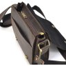 Наплечная мужская сумка-мессенджер вертикального типа из винтажной кожи TARWA (19819) - 13
