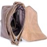 Оригинальная мужская сумка на плечо из коричневой кожи SHVIGEL (00918) - 5