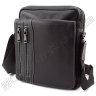Кожаная сумка-планшет с двумя карманами на клапане KLEVENT (11612) - 4