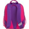 Школьный текстильный рюкзак фиолетового цвета с принтом котика Bagland (55713) - 3
